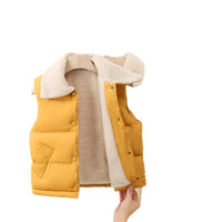New Thickened Girls' Cotton Waistcoat