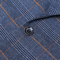 Loose Fashion Plaid Suit Coat