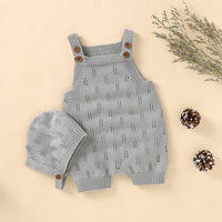 Baby Simple Hollow One-piece Fart Romper