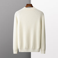 Half-height Cardigan Collar Knitted Loose Casual Fashion Oversized Knit Wool Sweater
