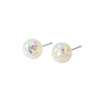 Colorful, Crystal-clear Egg-shaped Loose Gemstone Semi-transparent Flat-back Earrings
