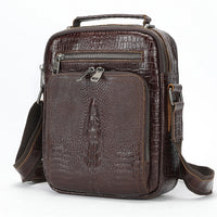 Genuine Leather Shoulder Messenger Bag Vintage Crazy Horse