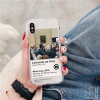 Transparent shatter-resistant mobile phone case