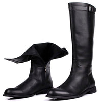 Long cowhide male Martin boots
