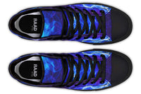 Fashion Printed Couple High Top Canvas Shoes