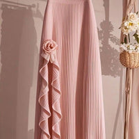 High-waisted, Milky-soft, Sexy Mid-length Skirt