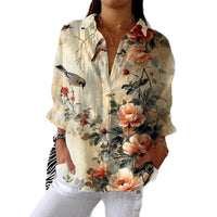 Women's Long Sleeved 3D Printed Shirt