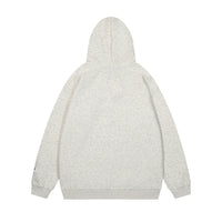 Hip Hop Street Fashion Letter Print Loose Hooded Sweater Men