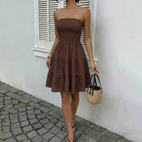 Sleeveless Backless Elegant Womens Dress