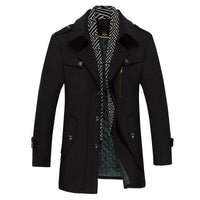 Men's woolen coat