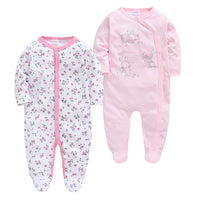 Q2-Piece Baby One-Piece Cotton Romper For Infants