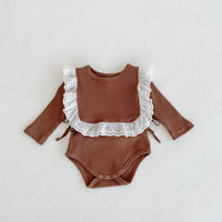 Autumn Solid Triangle Baby Solid Bodysuit