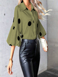 European And American New Women's Tops Fashion Elegant Shirt