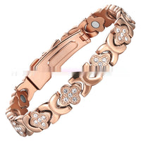 Titanium Steel Bracelet For Fashionable Lucky Clover Design In Stainless Steel