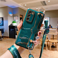 Compatible with Apple , Mobile Phone Shell New Wristband Electroplating 6D Soft Shell Applicable