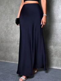 Satin Skirt For Spring And Summer