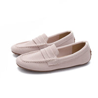 Gommino Women's Round Head Flying Woven Pumps
