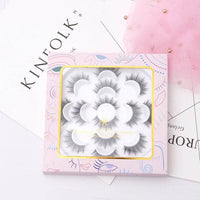 7pairs 5D lotus disk eyelashes