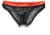 Large Mesh Breathable Summer Briefs Personalized Letters