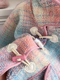 Girls' Fashion Casual Plaid Coat