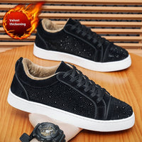 Men's Hot Drilling Casual Fashion Trends Sports Hong Kong Style Youth Shoes