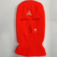 Spider-embroidered Warm Knitted Three-hole Hat