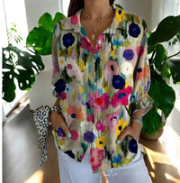 Women's Long Small Floral Print