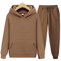 Men's And Women's Casual Loose Sweatshirt Sweatpants Two-piece Set