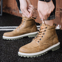Men's Martin boots in autumn and winter