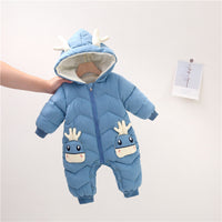 Plush and thicken suit baby
