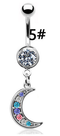 Light Purple Set Devil Heart Diamonds