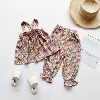 Chiffon vest trousers children's clothing summer new Korean version