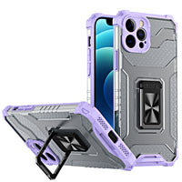Mobile Phone Shell Square Three-dimensional Ring Anti-drop Shell Car Magnetic