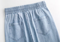 Thin Denim Wide-leg Thin Mopping  Casual Pants