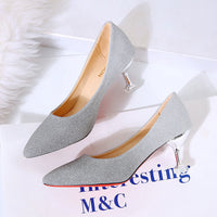 Gradient Sexy Pointed French Stiletto High Heels