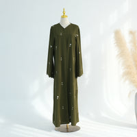 European And American Dubai Fashion Flower Embroidered Cardigan