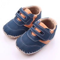 Hand-stitched frosted toddler shoes