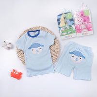 Short-Sleeved Shorts Two-Piece Cotton Cartoon Set Baby Gift Set