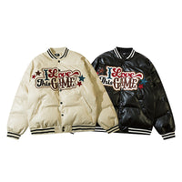 American Street Embroidery Pu Cotton Baseball Uniform