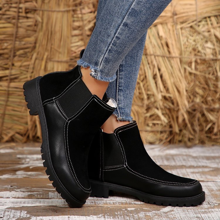 Platform Ankle Boots Short Martin Boots For Women