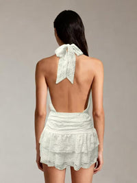Womens Lace Sexy Dress With Straps
