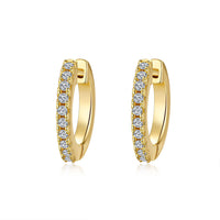 S925 Silver Moissanite Stud Earrings