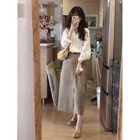 Unique Chic Long-sleeved Top For Women Korean Style Slimming Inner