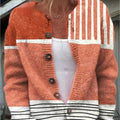 D Digital Printing Cardigan Knitted Coat Women's Early Spring And Autumn Coat
