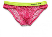 Large Mesh Breathable Summer Briefs Personalized Letters