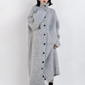 Sweater Women's Casual Knitted Cardigan Long-cut Coat