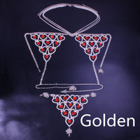 Shiny Party Nightclub Rhinestone Body Chain