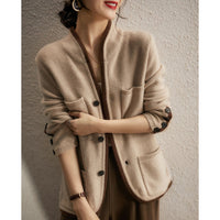 Women's Knitwear Cardigan Outerwear Sweater Korean Style