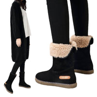 Women's Non-slip Platform Cotton-padded Boots Flat Winter