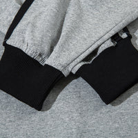 American Street Stitching Stripe Long Sleeves Spring And Autumn